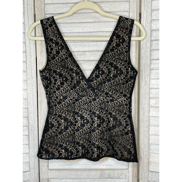 H&M Black Lace Tank Top Size 4 NWOT - Picture 2 of 7